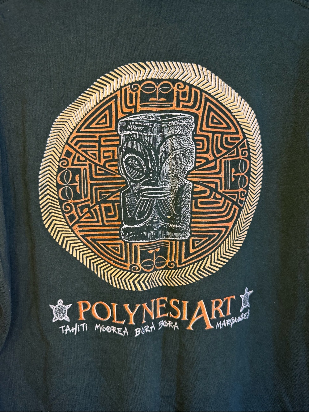 Vtg Polynesia Art T shirt